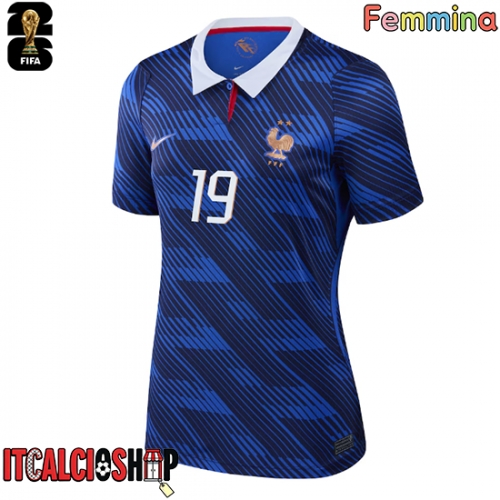 Francia Theo Hernandez #19 Prima Maglia Femmina Mondiali 2026 Manica Corta